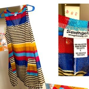 Light weight (shear like) tunic length pull over